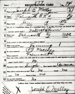 registration card