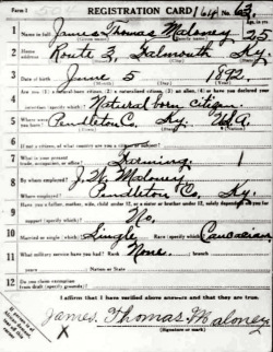 registration card