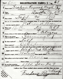 registration card