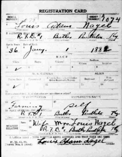 registration card