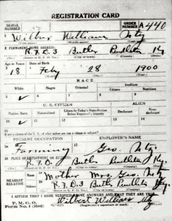 registration card