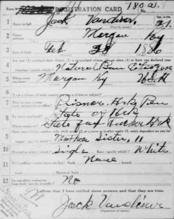 registration card