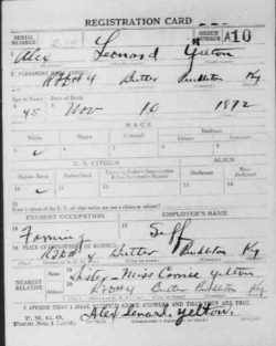 registration card