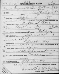 registration card