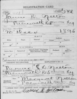 registration card