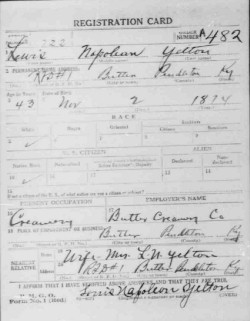 registration card