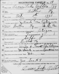 registration card