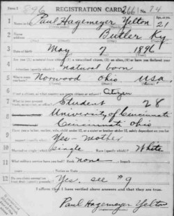 registration card