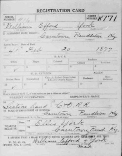 registration card