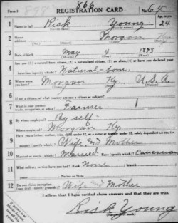 registration card