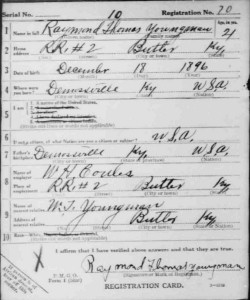 registration card