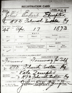 registration card